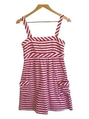 AMERICAN eagle outfitters cute dress pink white stripes